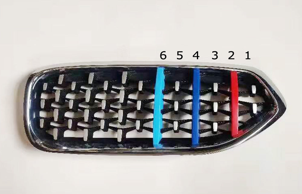 ///M-Colored Grille Insert Trims For 2019-up BMW G29 Z4 3D Mesh Kidney Grills