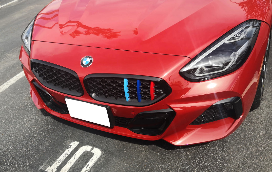 ///M-Colored Grille Insert Trims For 2019-up BMW G29 Z4 3D Mesh Kidney Grills