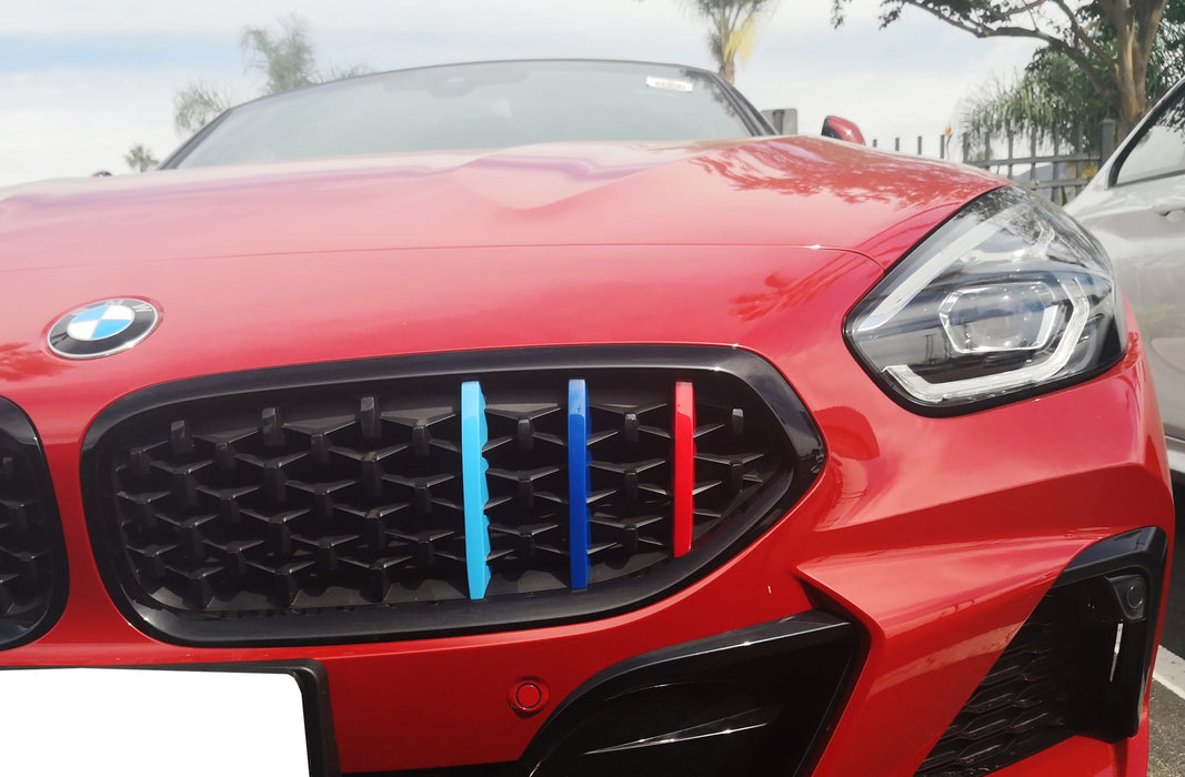 ///M-Colored Grille Insert Trims For 2019-up BMW G29 Z4 3D Mesh Kidney Grills