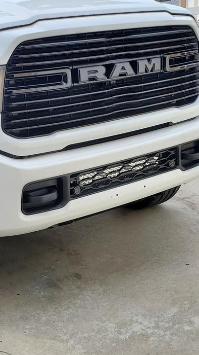 Lower Grille Mount 20-Inch LED Light Bar Kit For 2020-up Dodge RAM 2500 3500