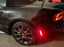 Clear Lens Red LED Strip Rear Side Marker Light For 16-up Fiat 124 Spider Abarth