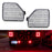 Clear Lens Full LED Rear Bumper Reflector Light Kit For 2018-up Jeep Wrangler JL