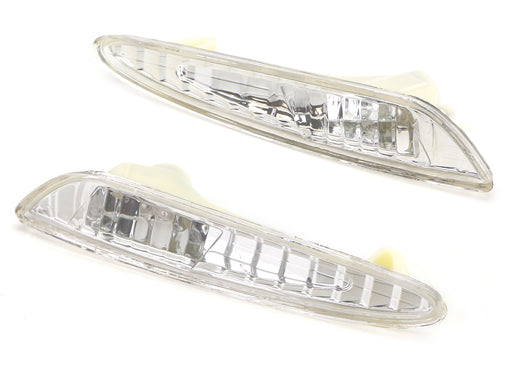 OE-Spec Clear Front Side Marker Lamp Housings For 2003-06 Mercedes W211 E-Class