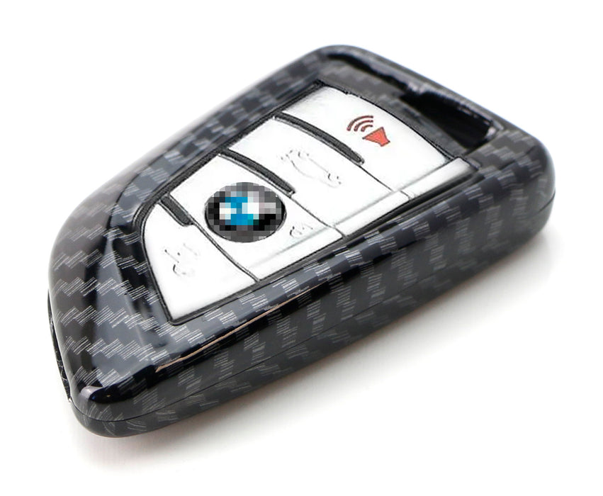 Exact Fit Carbon Fiber Smart Key Fob Shell Cover For BMW X1 X4 X5 X6 5 7 Series