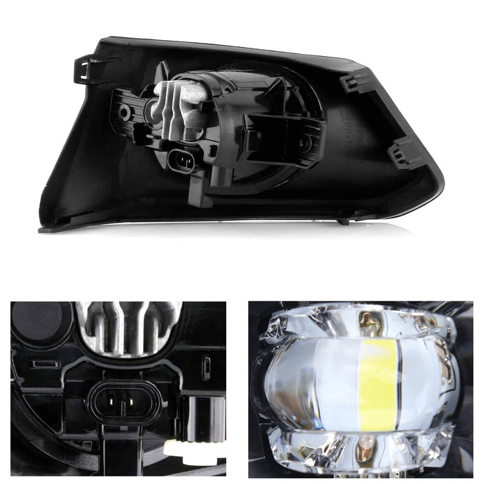 OE-Spec Projector LED Fog Light Kit w/Bezel Garnish Wiring For 19-22 Gen6 Altima