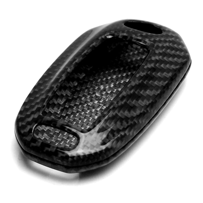 Real/Genuine Black Carbon Fiber Key Fob Shell For Infiniti 20-up Q50 Q60 QX50...