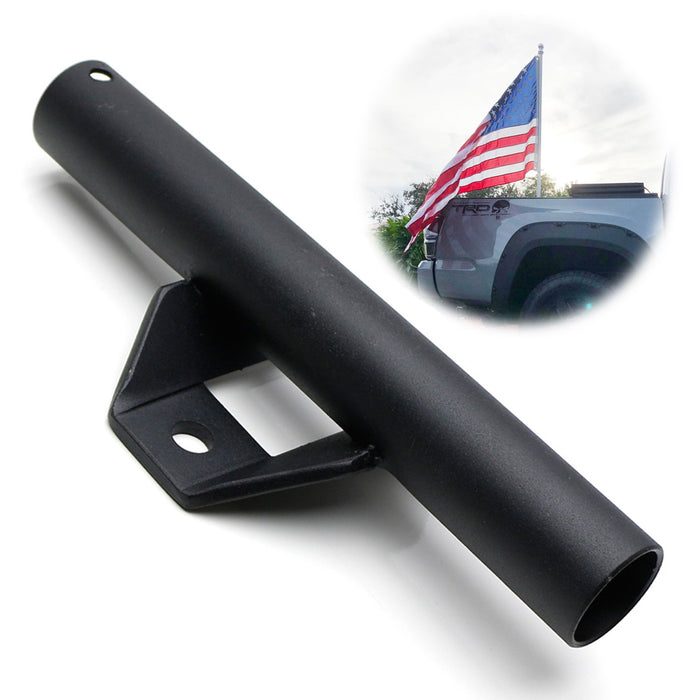 Truck Bed Rail Side Mount Flag Holder Kit For Toyota Tundra Tacoma, etc