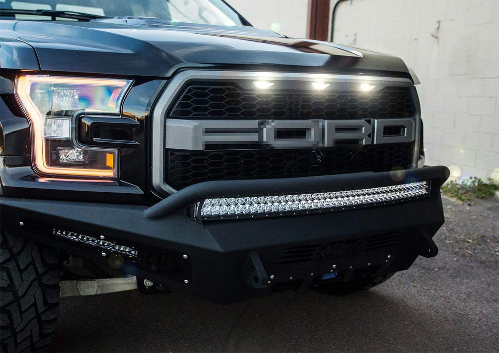 LED Front Grille Marker Light Daylight DRL Enable Wiring Harness For Ford Raptor