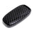 Glossy Black Carbon Fiber Pattern Key Fob Shell For Audi A4 A5 A6 A7 Q5 Gen1 Key