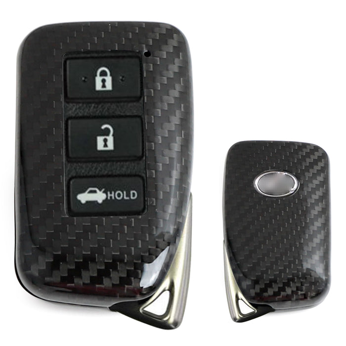 Carbon Fiber Key Fob Shell Cover For Lexus IS ES GS RC NX RX LX 200 250 350 Key