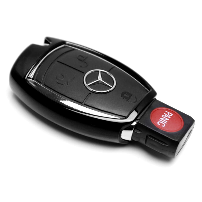 Chrome Black TPU Key Fob Case For Mercedes C E S M CLA CLK CLS SLK GLK GLA etc.