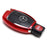 Chrome Red TPU Key Fob Case For Mercedes C E S M CLA CLK CLS SLK GLK GLA GL etc.