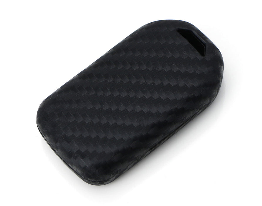 Carbon Fiber Soft Silicone Key Fob Cover For Acura ILX TL RDX ZDX 3/4 Buttons