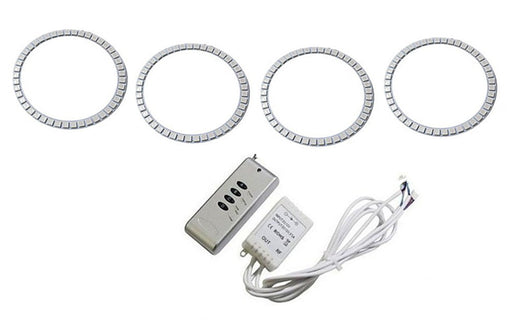 7-Color RGB LED Angel Eye Halo Rings w/Wireless Remote For 2007-2008 Acura TL