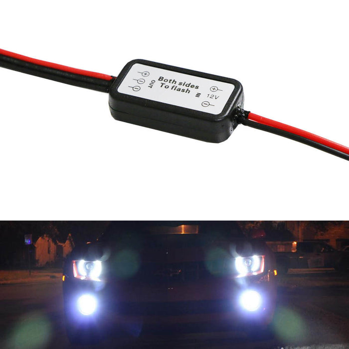 Alternating Left/Right Strobe Flash Module Box For Fog Lights, LED DRL, Strips