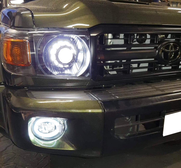 High Power LED Fog & Halo DRL Light Kit, Fit ARB Summit Bumper & Tundra Sequoia