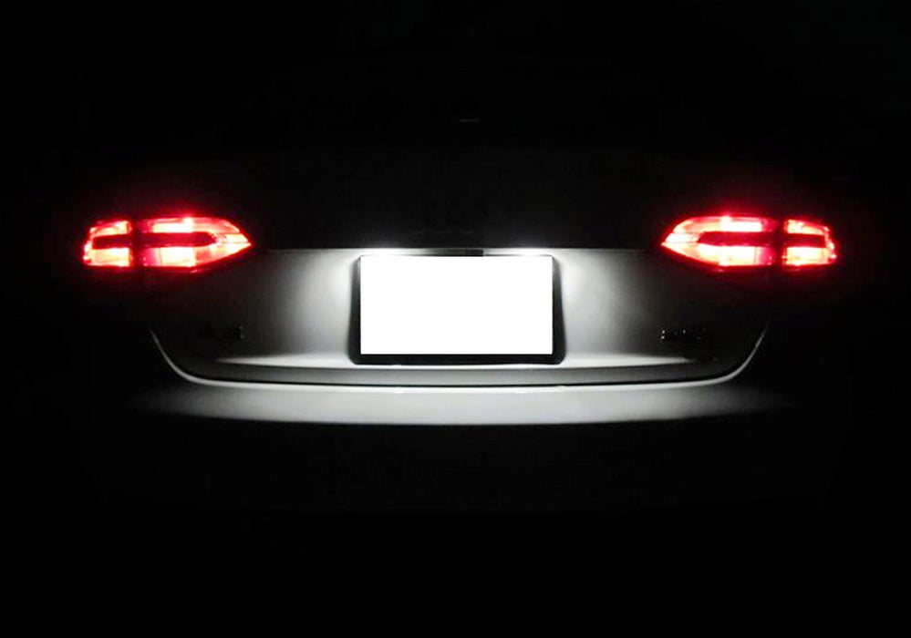 OE-Fit 3W Full White LED License Plate Light Kit For 97-04 Audi A6 S6 Sedan ONLY