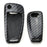 Carbon Fiber Pattern Key Fob Shell For Audi A3 S3 A4 S4 A6 Q5 Q7 TT R8 Flip Blade Key