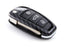 Carbon Fiber Pattern Key Fob Shell For Audi A3 S3 A4 S4 A6 Q5 Q7 TT R8 Flip Blade Key