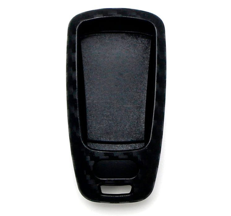 "Carbon Fiber" Soft Silicone Key Fob Cover For 17-up Audi A4 A5 Q7 TT Smart Key