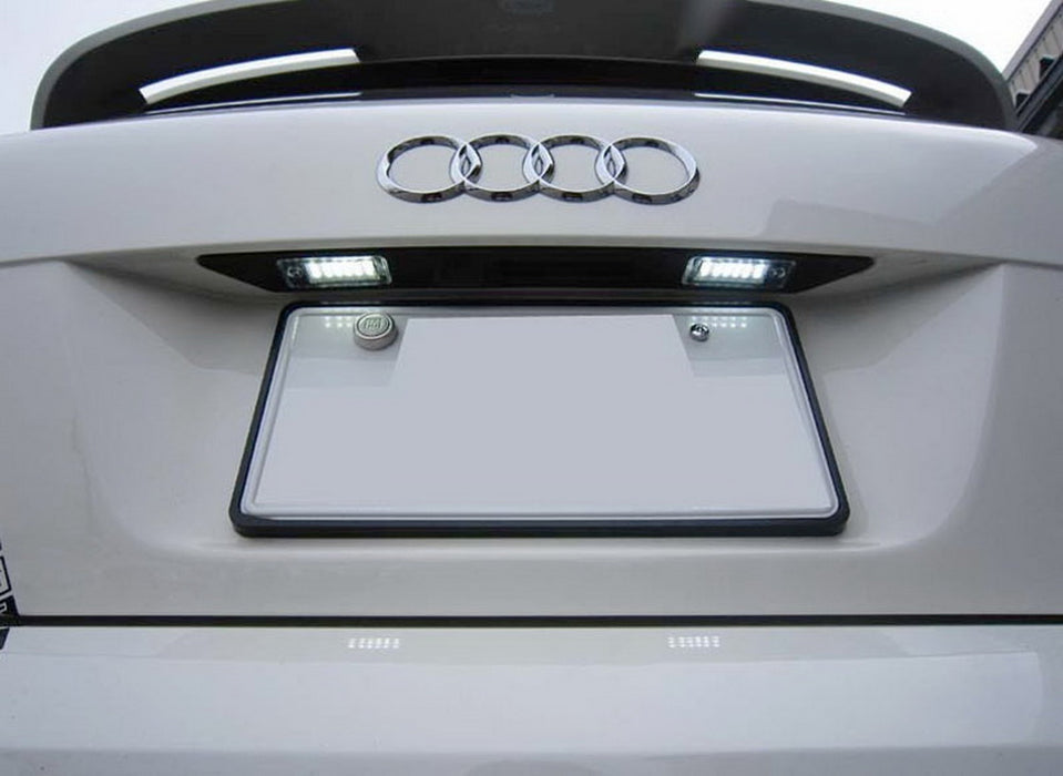 Xenon White Error Free LED License Plate Lights Lamps For Audi A3 A4 A6 S6 A8 Q7