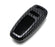 Black Carbon Fiber Hard Shell Key Fob Cover For 2019-up Audi A6 A7 E-Tron A8 Q8