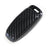 Black Carbon Fiber Hard Shell Key Fob Cover For 2019-up Audi A6 A7 E-Tron A8 Q8