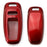 Red Gloss Finish Hard Shell Key Fob Cover Case For 19-up Audi A6 A7 E-Tron A8 Q8