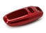 Red Gloss Finish Hard Shell Key Fob Cover Case For 19-up Audi A6 A7 E-Tron A8 Q8