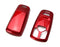 Glossy Red Key Fob Shell Cover For 2017-up Audi A4 A5 Q7, 2016-up TT Smart Key