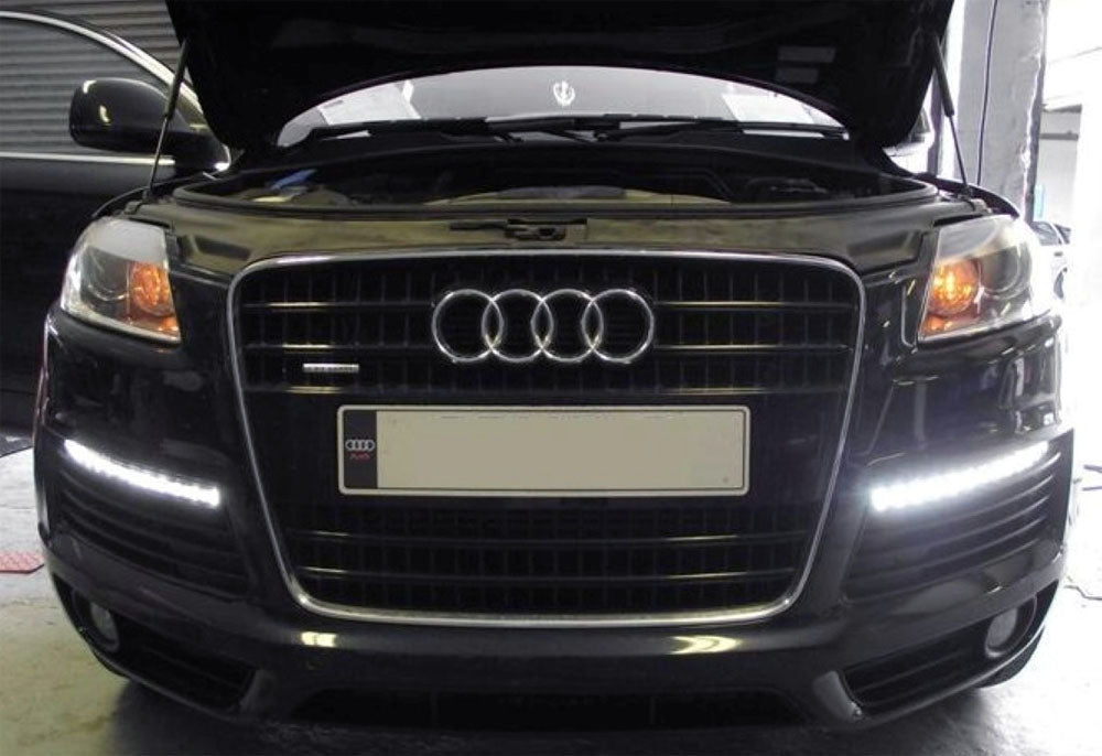 Direct Fit Switchback LED Daytime Running Lights w/Turn Signal For 07-09 Audi Q7