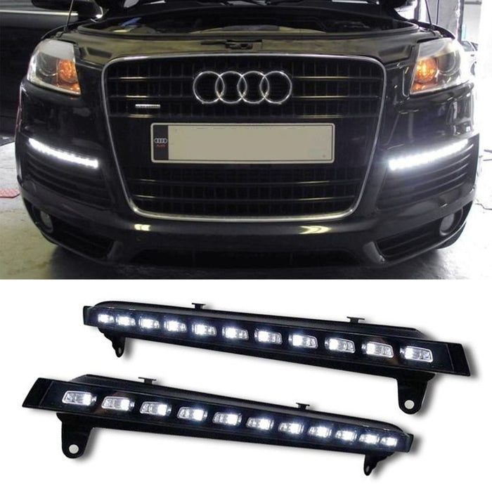 Direct Fit Switchback LED Daytime Running Lights w/Turn Signal For 07-09 Audi Q7