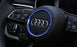 Blue Wheel Center Decoration Ring Cover Trim For Audi A3 A4 A5 A6 TT S3 S4 S5 S6