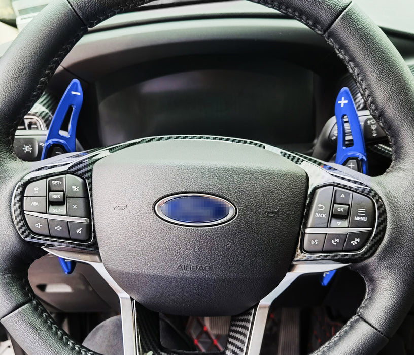 Performance Blue Steering Wheel Paddle Shifter Extension For Ford 20-up Explorer