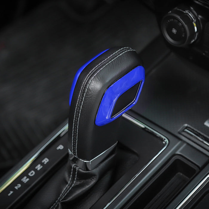 Sports Blue Shift Knob Head Handle Cover Trims For Ford 2015-2020 F150 or Raptor