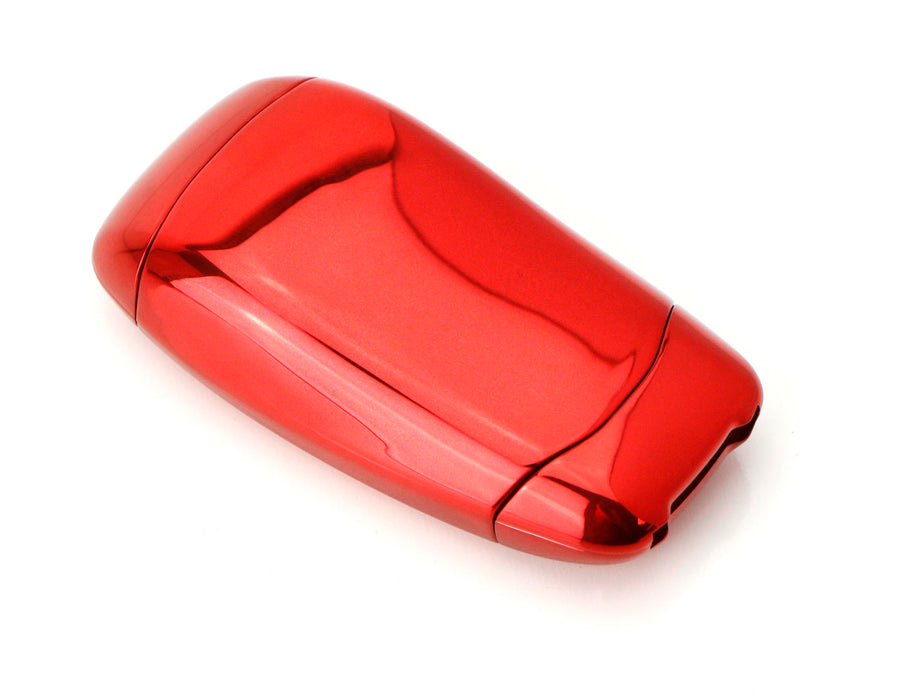 Red TPU Key Fob Cover w/ Button Cover For Mercedes E S G A C CLA CLS GLB Class