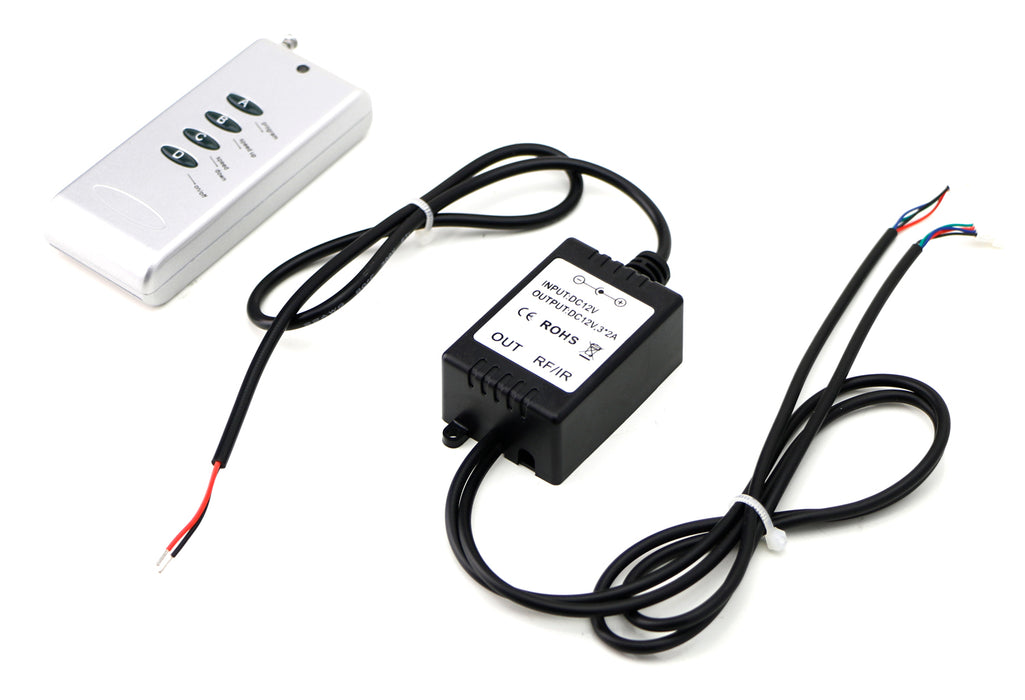 36W High Capacity 2-Output RGB Radio Frequency Wireless Remote Control For LED