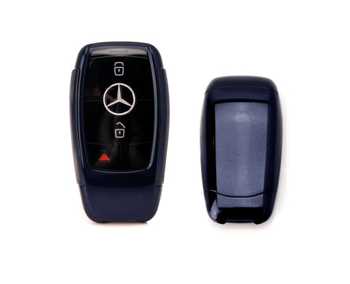 black TPU key fob cover with button cover for Mercedes-Benz E-class