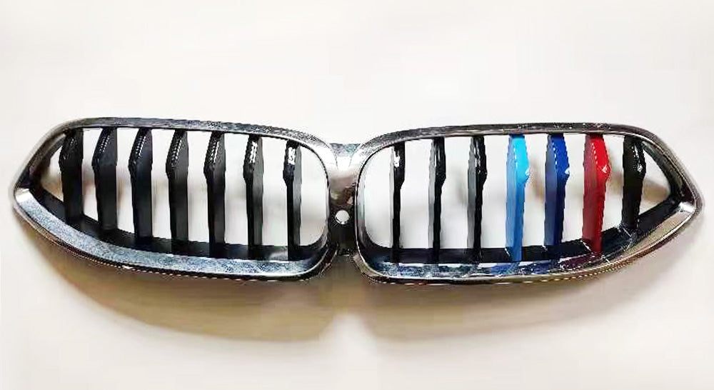 ///M-Colored Grille Insert Trims For 2019-up BMW G15 8 Series w/ 9-Beam Grill