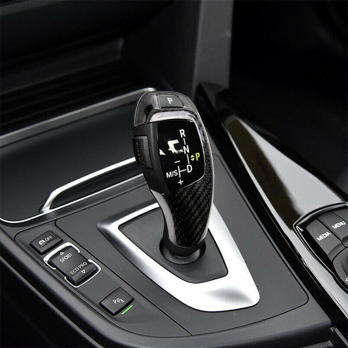 Carbon Fiber Shift Knob Cover For BMW Fxx 2 3 4 5 7 Series X3 X4 X5 X6 Shifter