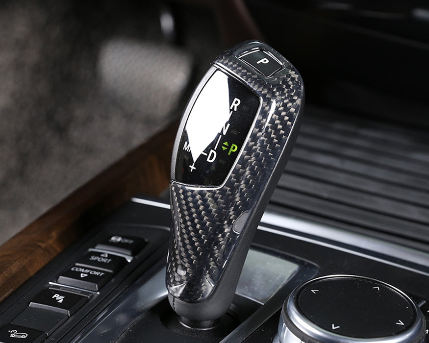 Carbon Fiber Shift Knob Cover For BMW Fxx 2 3 4 5 7 Series X3 X4 X5 X6 Shifter