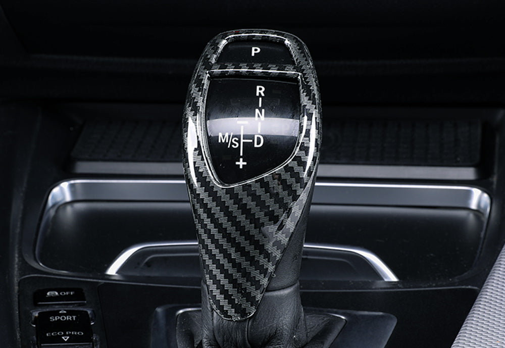 Carbon Fiber Shift Knob Cover For BMW Fxx 2 3 4 5 6 Series X3 X4 X5 X6 Shifter