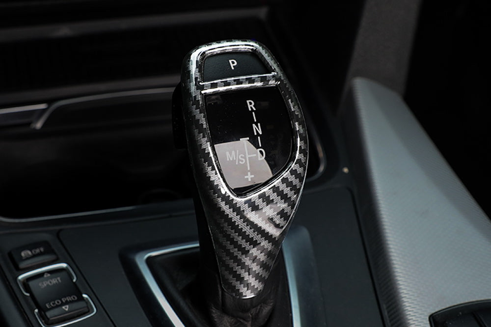 Carbon Fiber Shift Knob Cover For BMW Fxx 2 3 4 5 6 Series X3 X4 X5 X6 Shifter