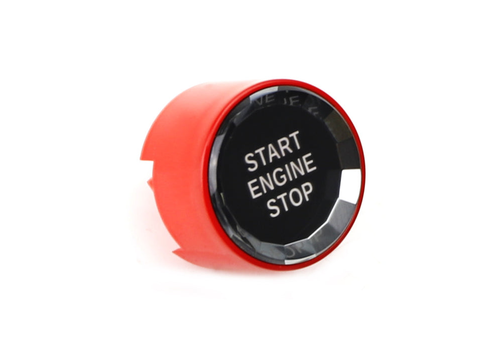 Red Trim Crystal Engine Push Start/Stop Button For 2014-up BMW F/G Chassis Model