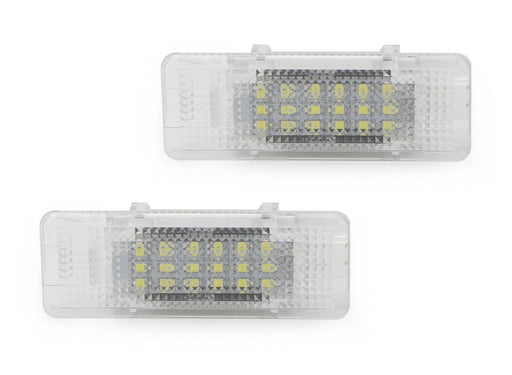 White LED Step Courtesy Lights For BMW E39 5 Series E53 X5, Replace OEM Footwell