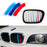 ///M-Colored Grille Insert Trims For BMW 1995-2003 E39 5 Series w/10-Beam Grill