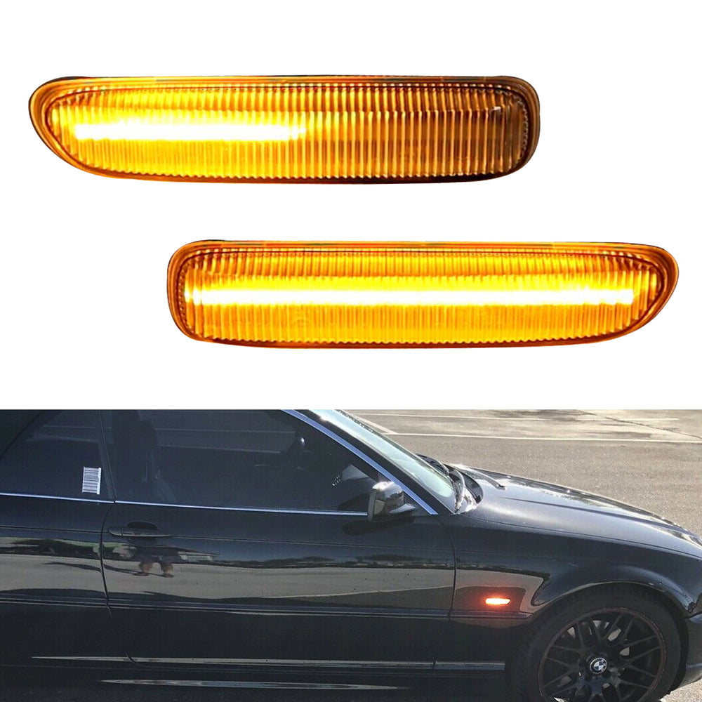 side marker lights for bmw e46 3 series sedan coupe convertible wagon