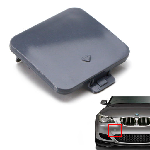 Front Bumper Tow Hook Cap Cover For 04-07 BMW Pre-LCI E60 E61 5 Series, 03-10 X3