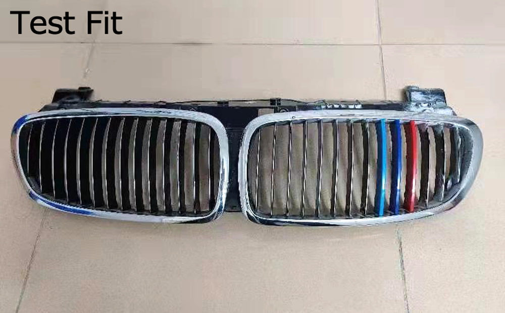 ///M-Colored Grille Insert Trims For 06-08 BMW E65/E66 7 Series w/14-Beam Grill