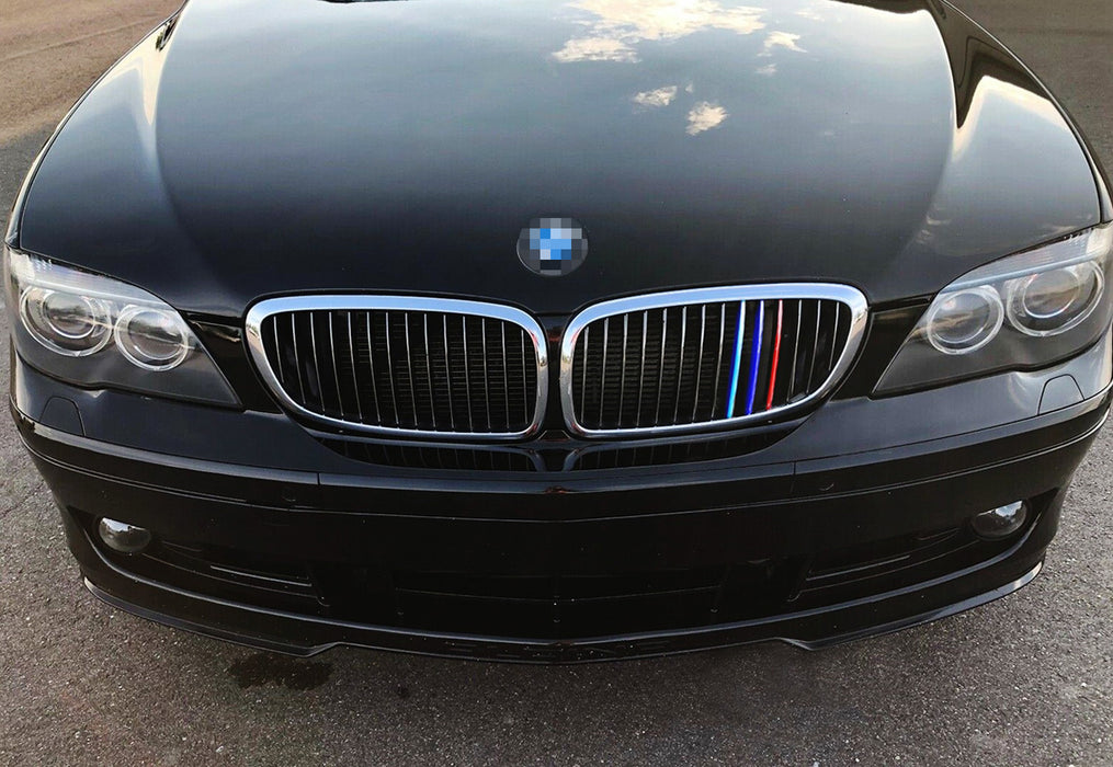 ///M-Colored Grille Insert Trims For 06-08 BMW E65/E66 7 Series w/14-Beam Grill